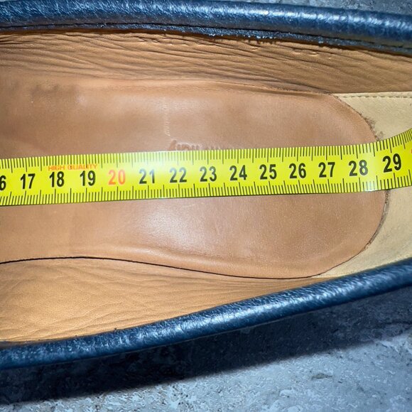 Gucci 1955 Horsebit Loafers Heels Blue Grain Leather 9 G or 9.5 US or 43 EUR
